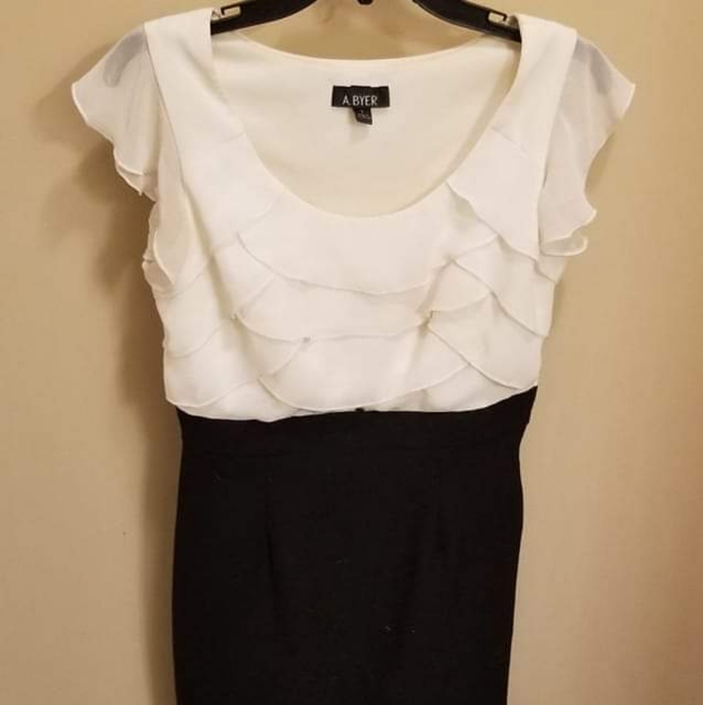 Knee length A. Byer dress